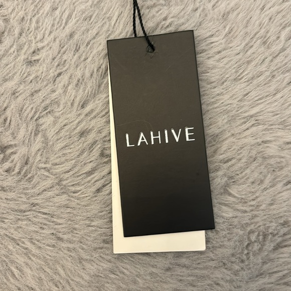 LAHIVE 100% Silk high slit long dress. NEVER WORN - Picture 4 of 5